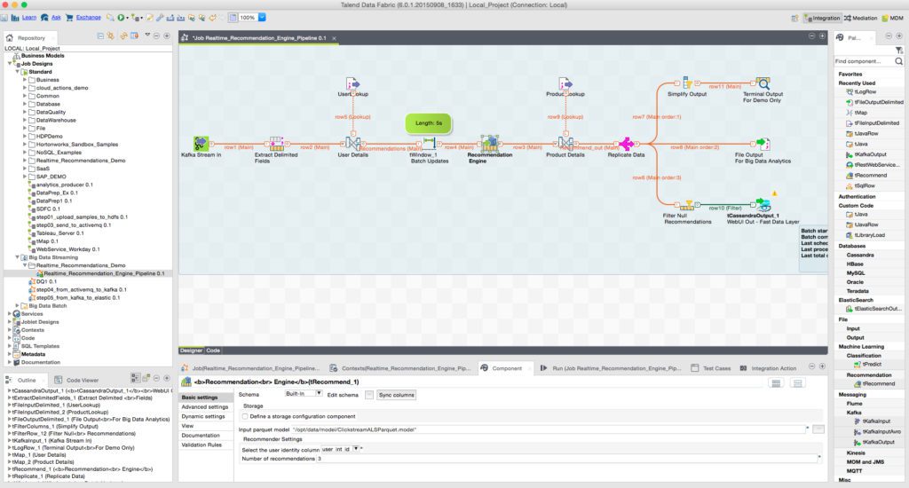 Talend Screenshot