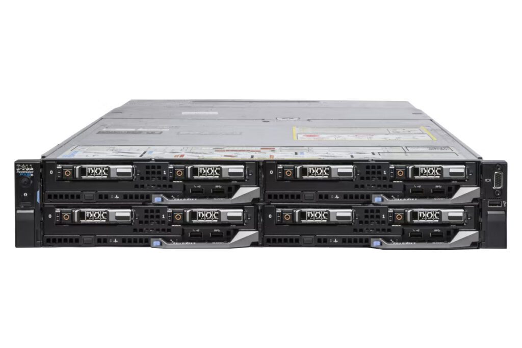 Dell PowerEdge FX2 Chassis blade server.