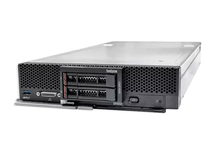 Lenovo ThinkSystem SN550 blade server.