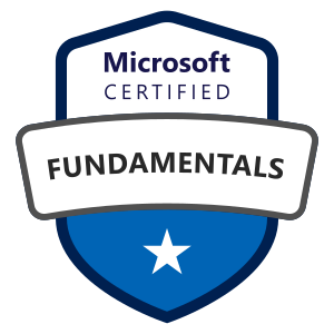 microsoft certified fundamentals badge