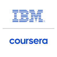 IBM and Coursera logos.